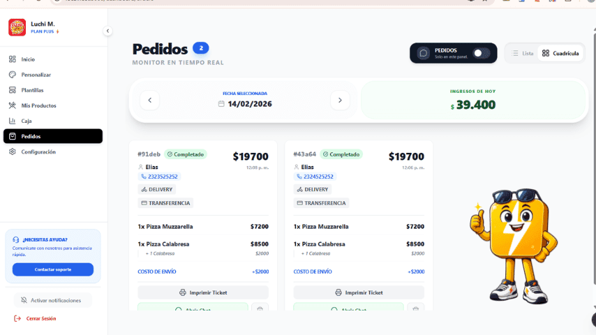 Portada del tutorial Panel de Comandas